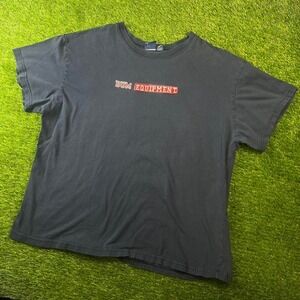 Vintage Y2K 90's Navy Blue BUM equipment tee